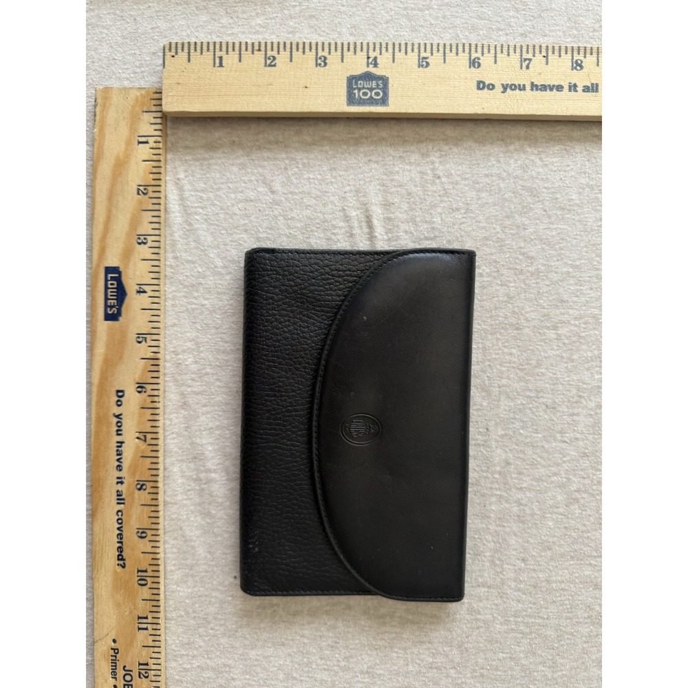 Mark Cross Woman's Black Leather Wallet